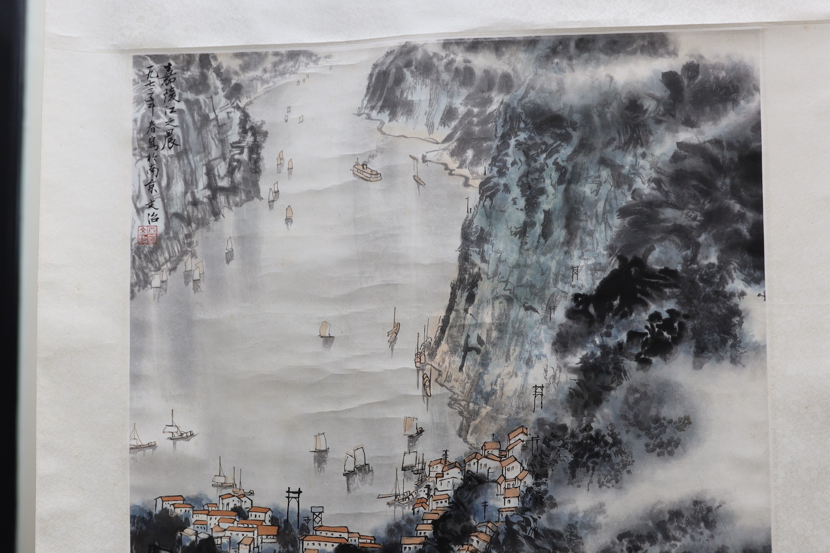 Two Chinese scroll paintings